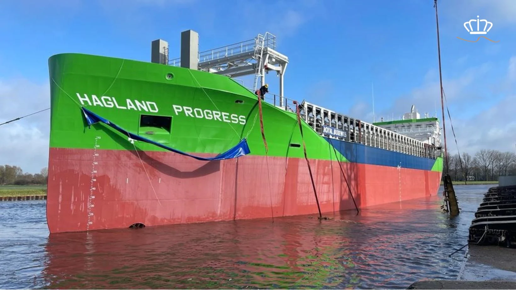 Hagland’S 2Nd Battery-Hybrid Bulker Hits The Water